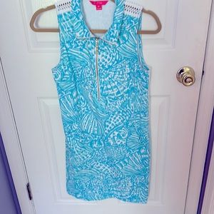 Womens, Lilly Pulitzer sleeveless zip up dress size medium